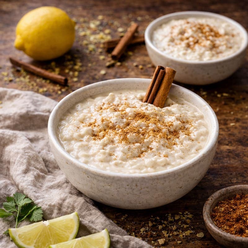 Arroz con leche mexicano
