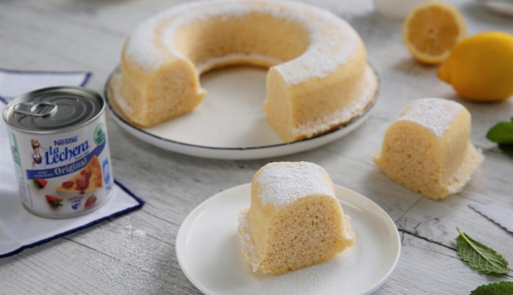 Pastelito de lechera en microondas