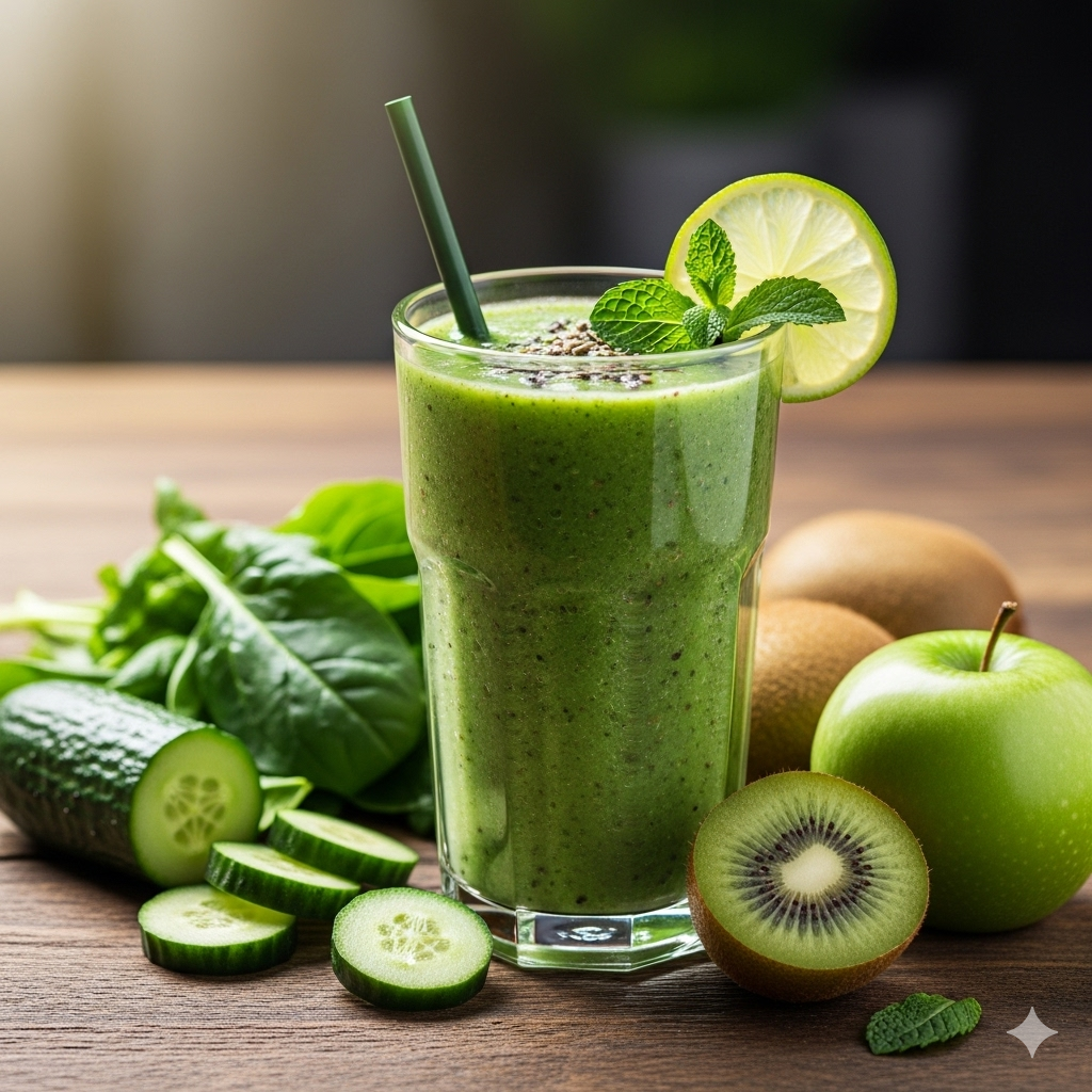batido verde detox
