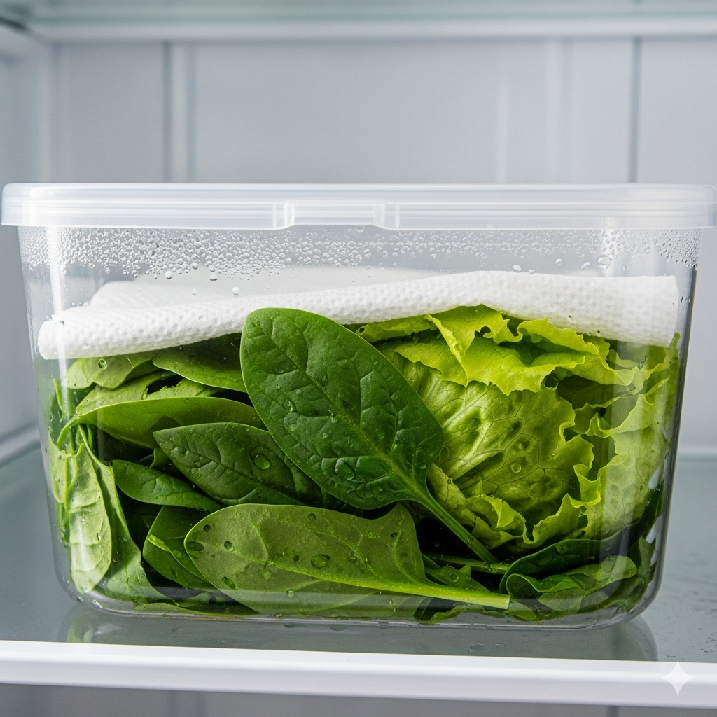 tip de cocina saludable para conservar verduras frescas